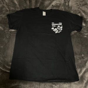 Men’s Uninterrupted “Do You Understand Now” black cotton T-shirt size medium